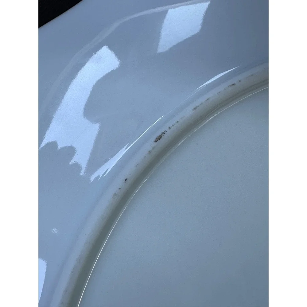 Williams Sonoma Twas the Night Before Christmas 2 dinner & 2 salad plate Santa
